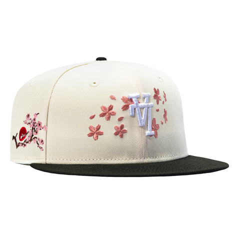PINK UV 2TONE DODGERS TREE UPSIDE BLOSSOM WHT/BLK New Era