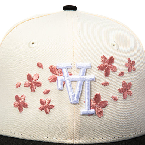 PINK UV 2TONE DODGERS TREE UPSIDE BLOSSOM WHT/BLK New Era