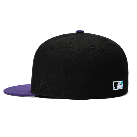 New Era 59Fifty Miami Marlins 1992 Expansion Draft Patch Hat - Black, Purple New Era