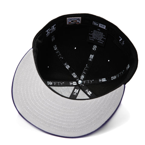 New Era 59Fifty Miami Marlins 1992 Expansion Draft Patch Hat - Black, Purple New Era