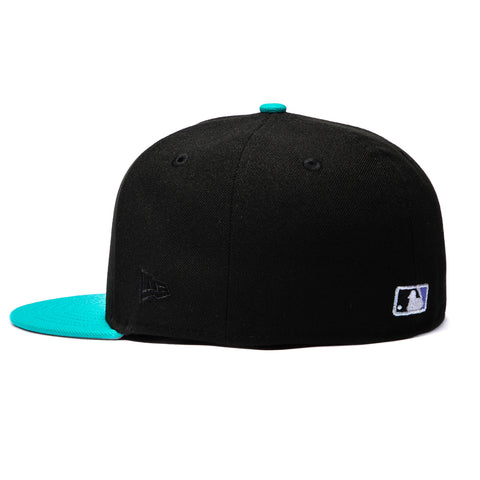 New Era 59Fifty Colorado Rockies 1992 Expansion Draft Patch Hat - Black, Teal New Era