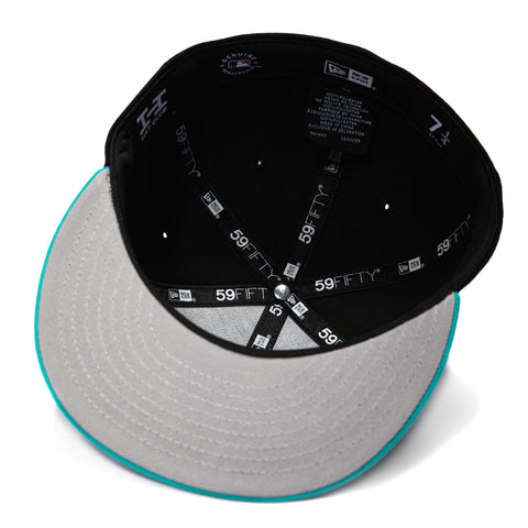 New Era 59Fifty Colorado Rockies 1992 Expansion Draft Patch Hat - Black, Teal New Era