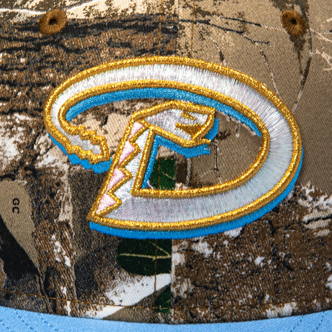 New Era 59Fifty Arizona Diamondbacks Inaugural Patch D Hat - Realtree, Light Blue New Era