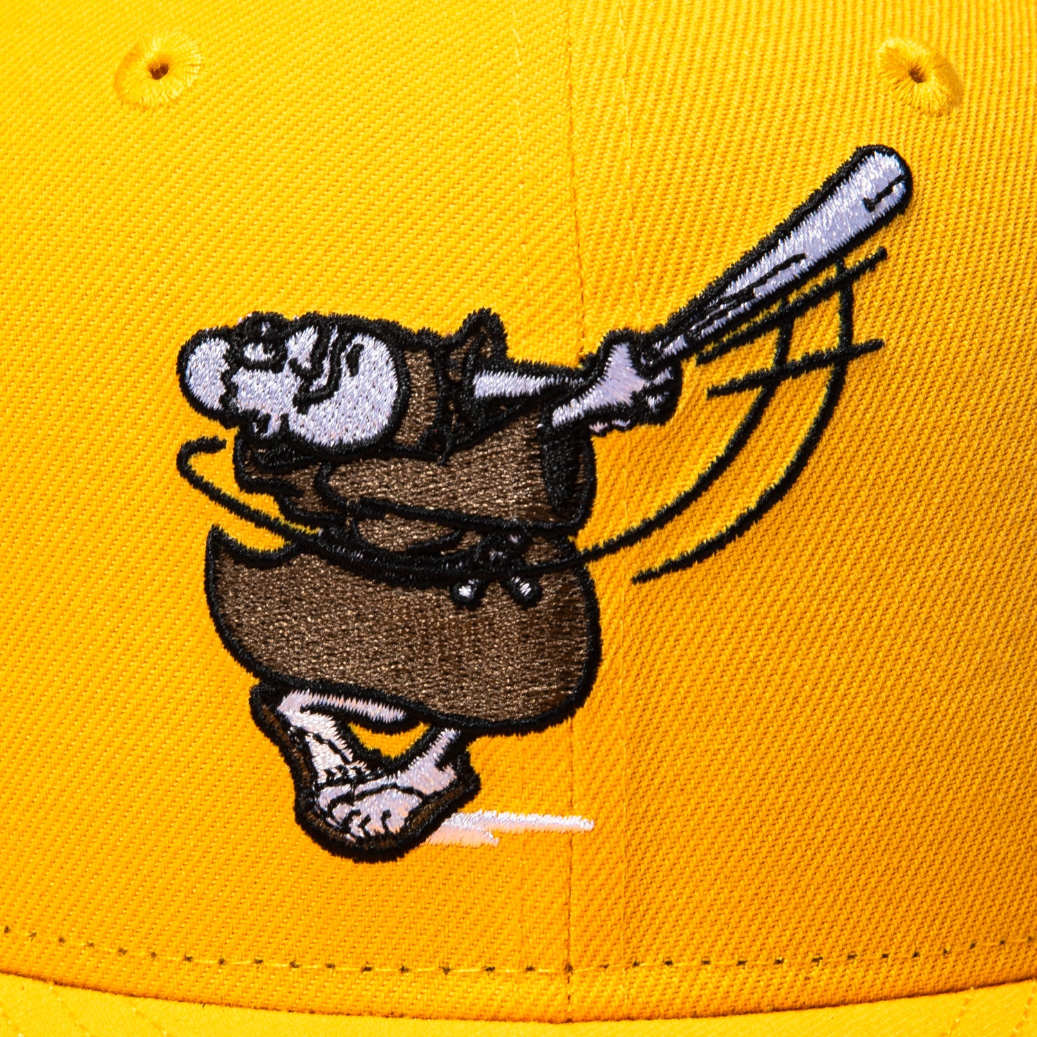 New Era 59Fifty San Diego Padres Swinging Friar Hat - Gold – Hat Club