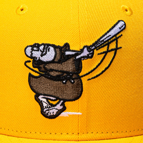 New Era 59Fifty San Diego Padres Swinging Friar Hat - Gold New Era