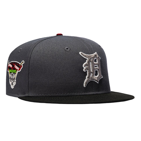 New Era 59Fifty Detroit Tigers 2000 Inaugural Patch Hat - Graphite, Black New Era