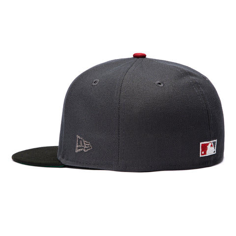 New Era 59Fifty Detroit Tigers 2000 Inaugural Patch Hat - Graphite, Black New Era