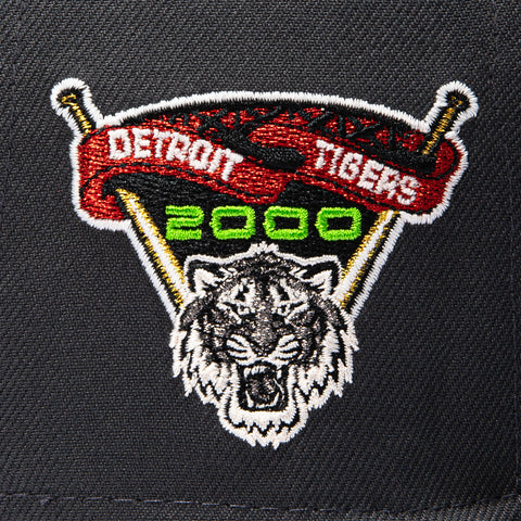 New Era 59Fifty Detroit Tigers 2000 Inaugural Patch Hat - Graphite, Black New Era
