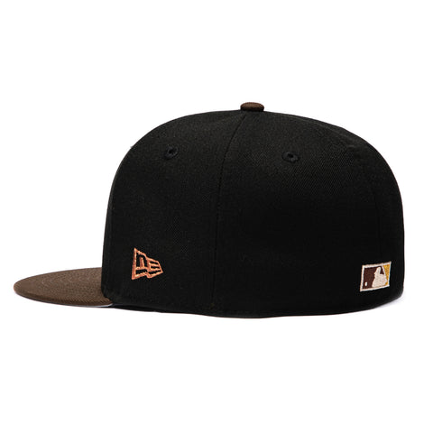 New Era 59Fifty Milwaukee Brewers 2002 All Star Game Patch Hat - Black, Brown New Era