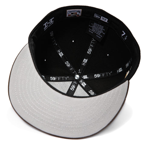 New Era 59Fifty Milwaukee Brewers 2002 All Star Game Patch Hat - Black, Brown New Era