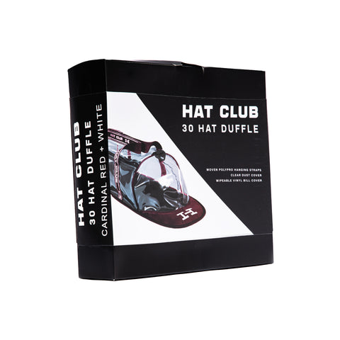 Hat Club 30 Cap Duffle Bag Storage - Cardinal Hat Club