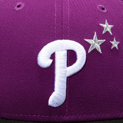 2TONE PHILLIES WS09 STARS PUR/BLK New Era