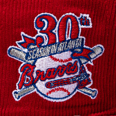 5950 BRAVES 30TH RED/WHT/MSL New Era