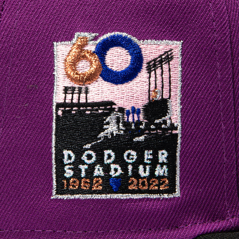 2TONE DODGERS 60TH STADIUM OE PUR/BLK New Era