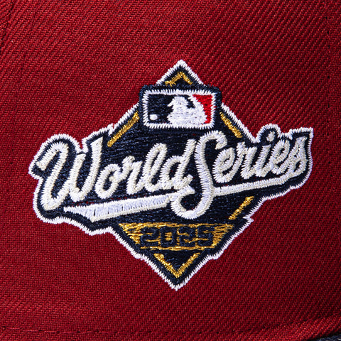 2TONE DODGERS WS25 RED/DEN New Era