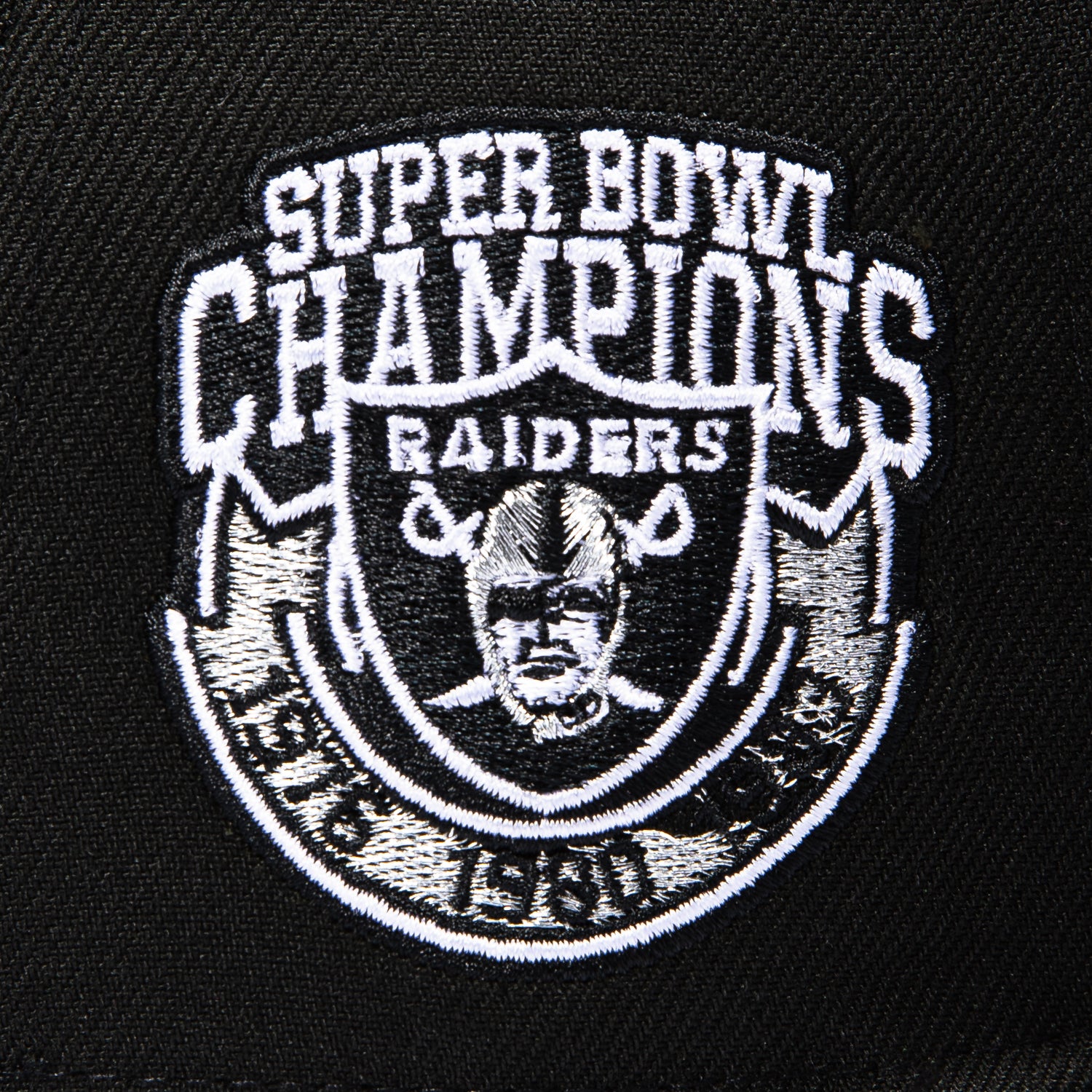 New Era 59Fifty Las Vegas Raiders 3x Champions Patch Hat - Black