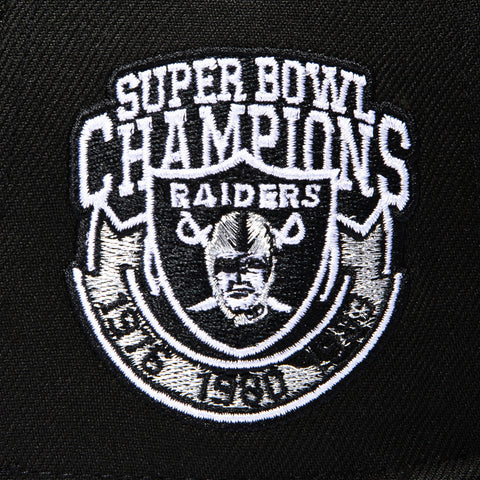 2TONE RAIDERS 3X CHAMP BLK/GRY New Era