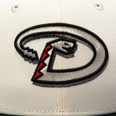 New Era 59Fifty Arizona Diamondbacks 2011 All Star Game Patch D Hat - White, Black, Metallic Silver, Orange New Era