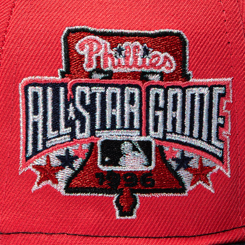 New Era 59Fifty Philadelphia Phillies 1996 All Star Game Patch Hat - Infrared, Navy New Era