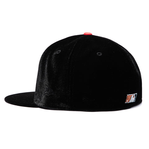 New Era 59Fifty Milwaukee Brewers 2002 All Star Game Patch Velvet Hat - Black, Infrared New Era