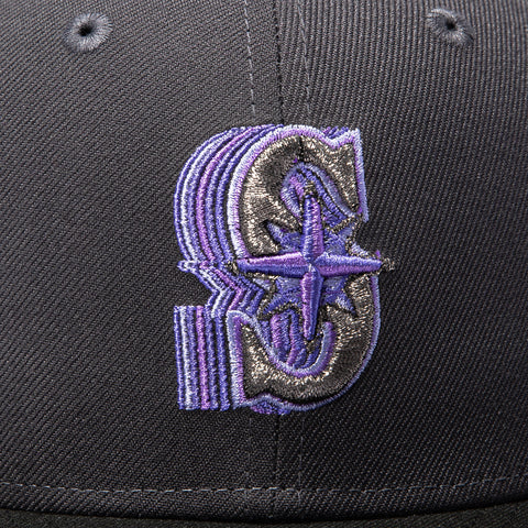 KOMBAT 2TONE MARINERS 35TH FADE GPH/BLK/PUR New Era