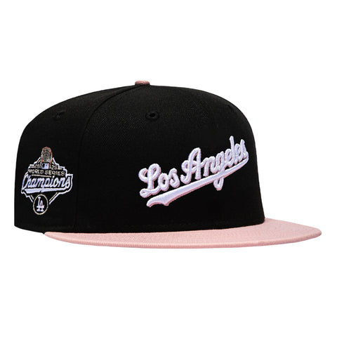 ROUGE 2TONE DODGERS WSC25 SHADOW BLK/PNK New Era