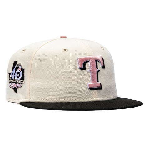 ROUGE 2TONE RANGERS 40TH WHT/BLK/PNK New Era