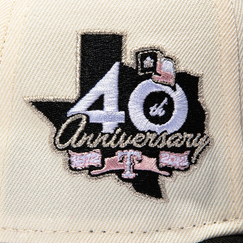 ROUGE 2TONE RANGERS 40TH WHT/BLK/PNK New Era