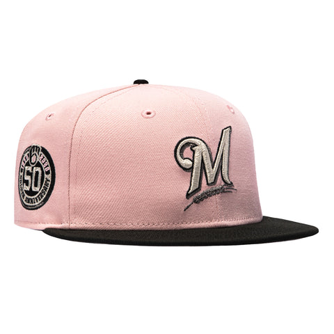 ROUGE 2TONE BREWERS 50TH 00 PNK/BLK New Era