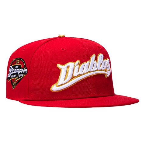 5950 DIABLOS CHAMP25 SCRIPT RED New Era