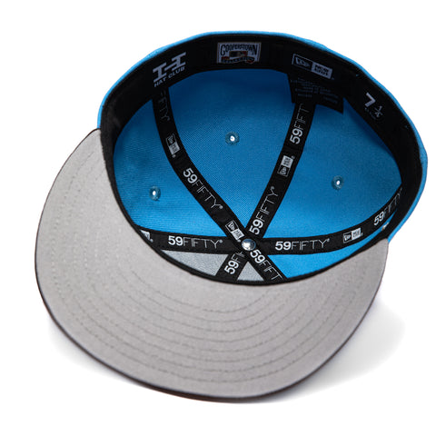 New Era 59Fifty Los Angeles Dodgers 40th Anniversary Patch Monarch Hat - Light Blue, Brown New Era