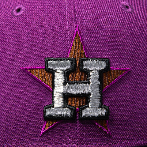 2TONE ASTROS WS05 WOODGRAIN PUR/BLK New Era