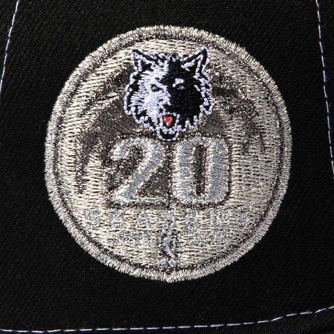 PINW TWOLVES 20TH WHT/BLK New Era