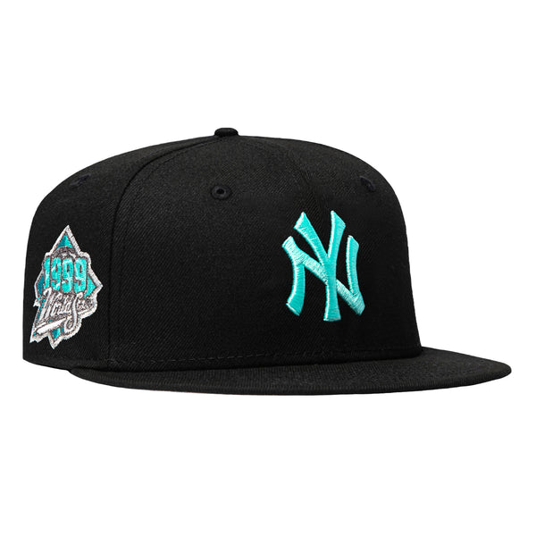 New Era 59Fifty New York Yankees 1999 World Series Patch Sea Glass