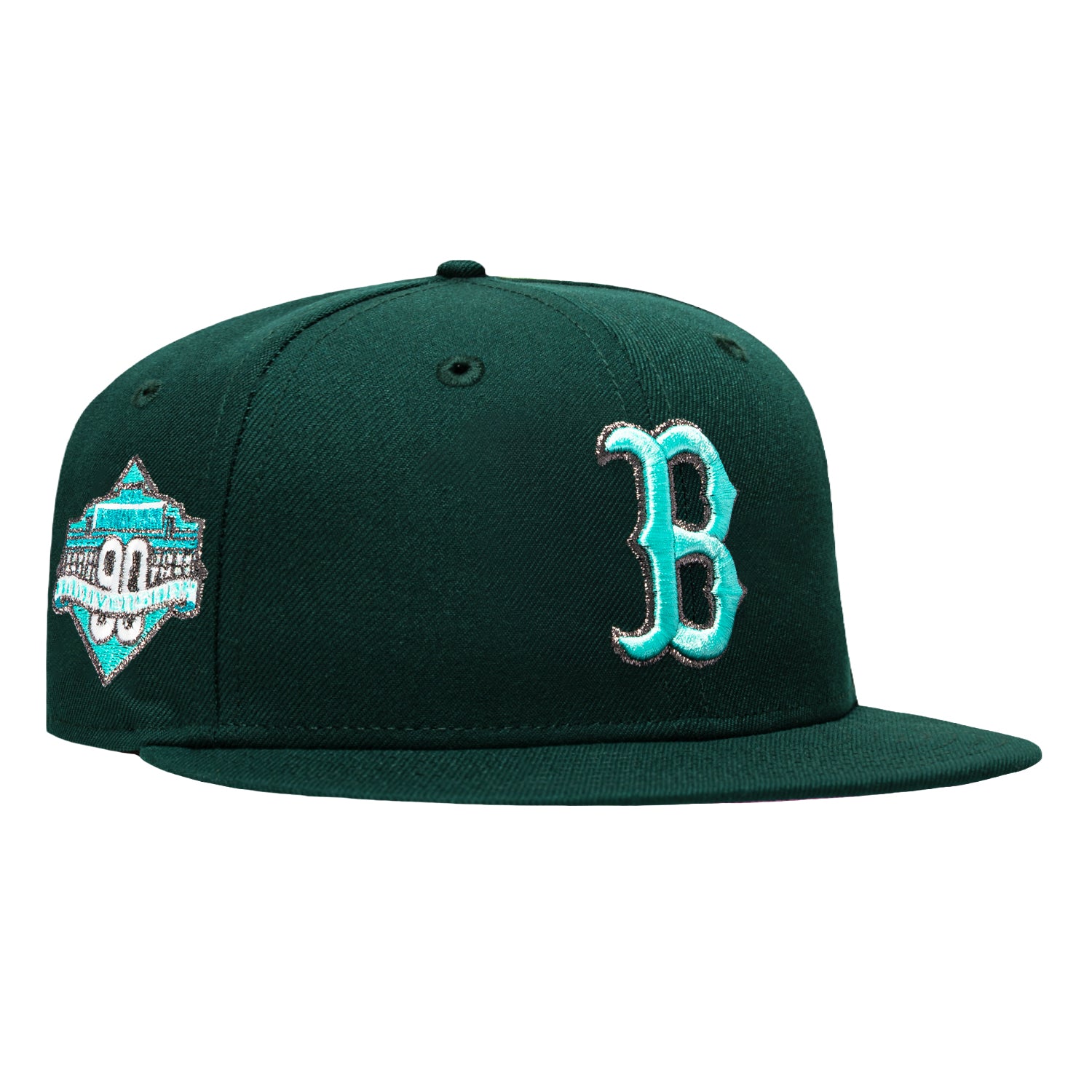 New Era 59Fifty Boston Red Sox 90th Anniversary Stadium Patch Sea