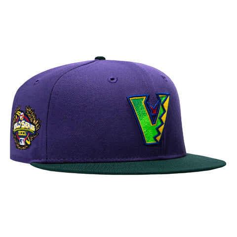New Era 59Fifty Arizona Diamondbacks 2001 World Series Patch Upside Down Gradient Hat - Purple, Green