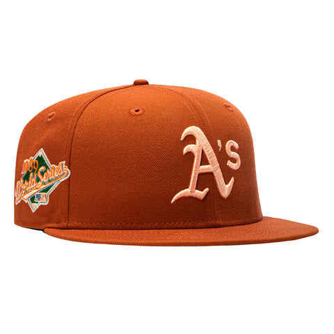 New Era 59Fifty Terra Cotta Oakland Athletics Battle of the Bay Patch Hat - Burnt Orange