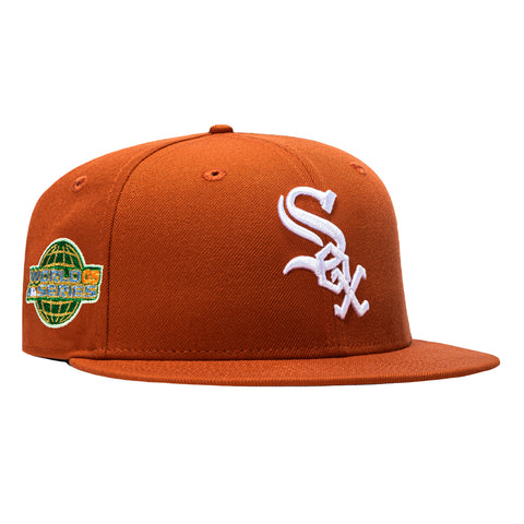 New Era 59Fifty Terra Cotta Chicago White Sox 2005 World Series Patch Hat - Burnt Orange