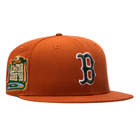 New Era 59Fifty Terra Cotta Boston Red Sox 1999 All Star Game Patch Hat - Burnt Orange