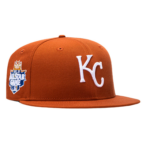 New Era 59Fifty Terra Cotta Kansas City Royals 2012 All Star Game Patch Hat - Burnt Orange