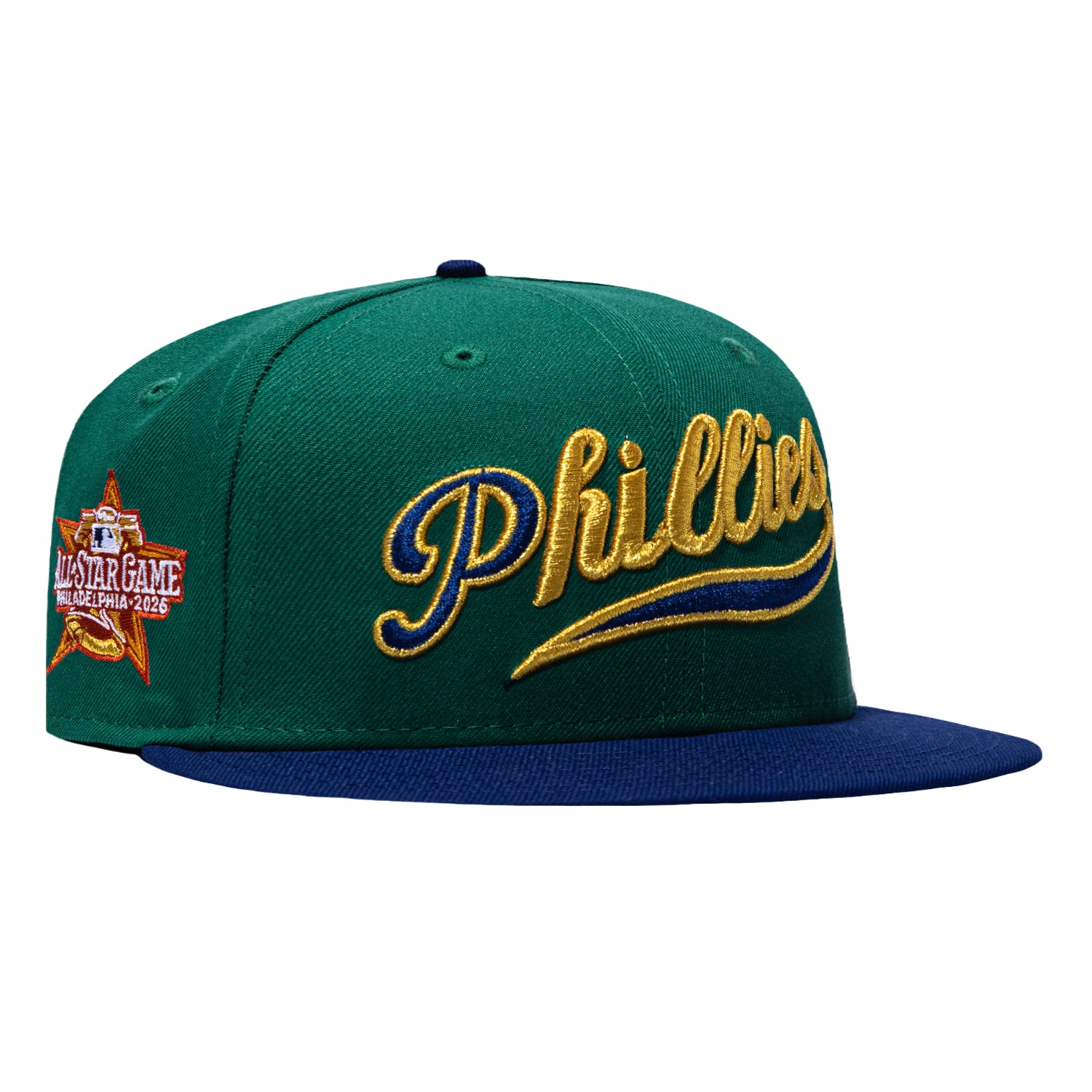 PALACE New Era グリーン 7 1/2 New Era 59Fifty Philadelphia Phillies 2026 All Star Game Patch