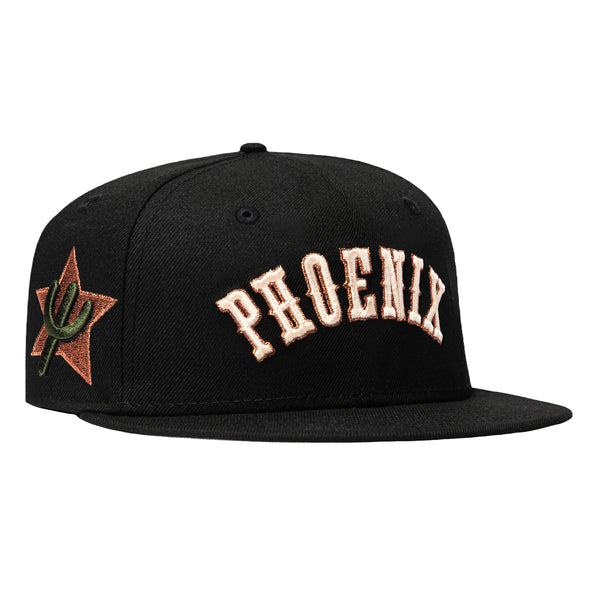 New Era 59Fifty Phoenix Suns 1974 Logo Patch Word Hat - Black