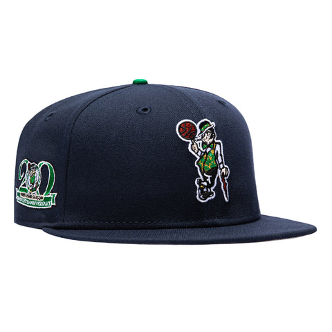 New Era 59Fifty Boston Celtics 20th Anniversary Patch Alternate Hat - Navy
