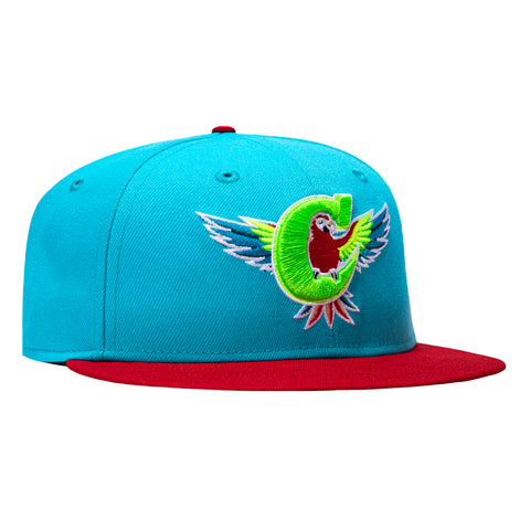 New Era 59Fifty Charlotte Knights 2026 Copa Hat - Neon Blue, Red