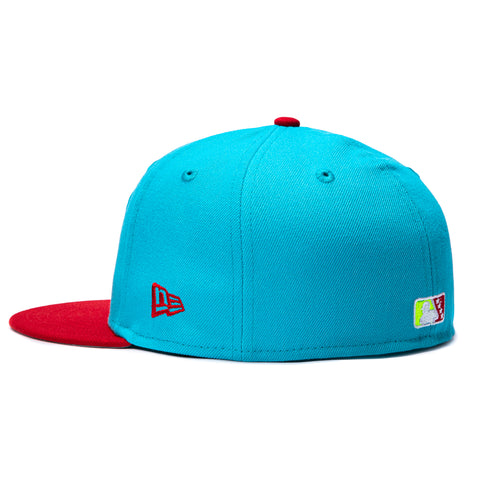 New Era 59Fifty Charlotte Knights 2026 Copa Hat - Neon Blue, Red New Era