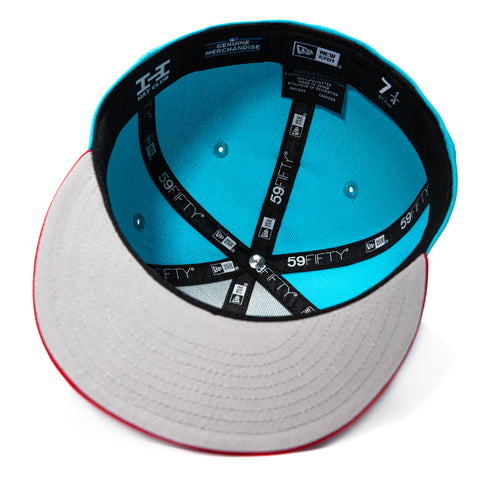 New Era 59Fifty Charlotte Knights 2026 Copa Hat - Neon Blue, Red New Era