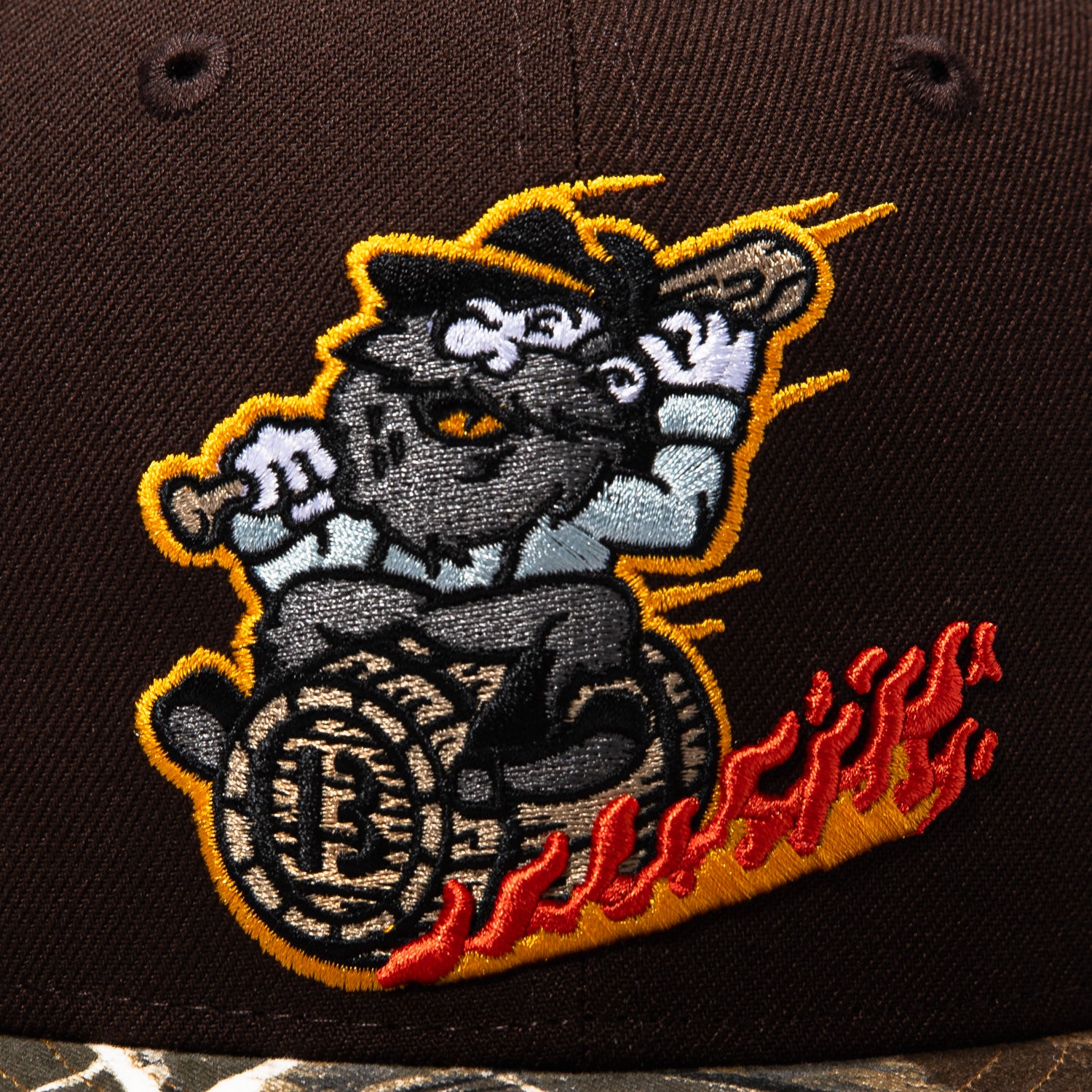 New Era 59Fifty Bowling Green Hot Rods Bootleggers Hat - Brown