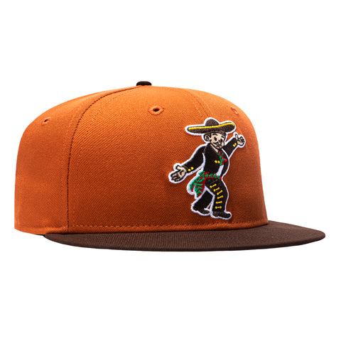 New Era 59Fifty San Antonio Missions Mijos Hat - Burnt Orange, Brown