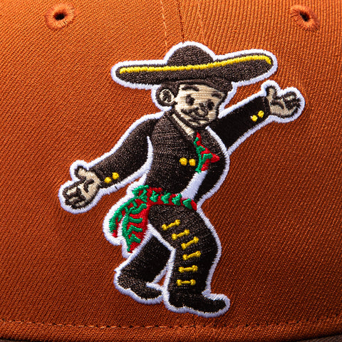 New Era 59Fifty San Antonio Missions Mijos Hat - Burnt Orange, Brown New Era