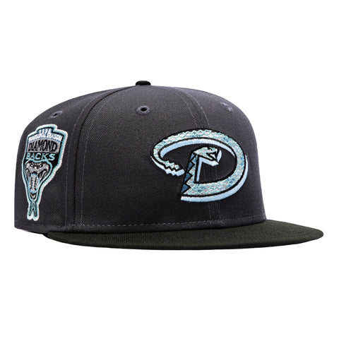 New Era 59Fifty Arizona Diamondbacks Inaugural Patch D Scale Hat - Graphite, Black